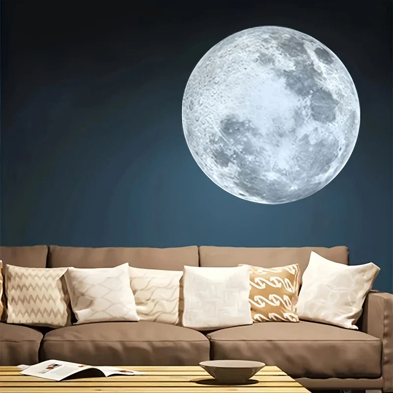 USB Power 3 Color Moon Lamps | 360° Rotatable LED Light