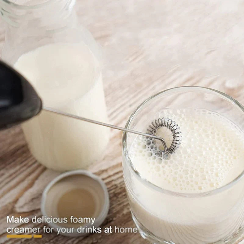 2 in 1 Coffee Beater Rechargeable Smooth Mixing Easy Use Compact Design Comfortable Handling