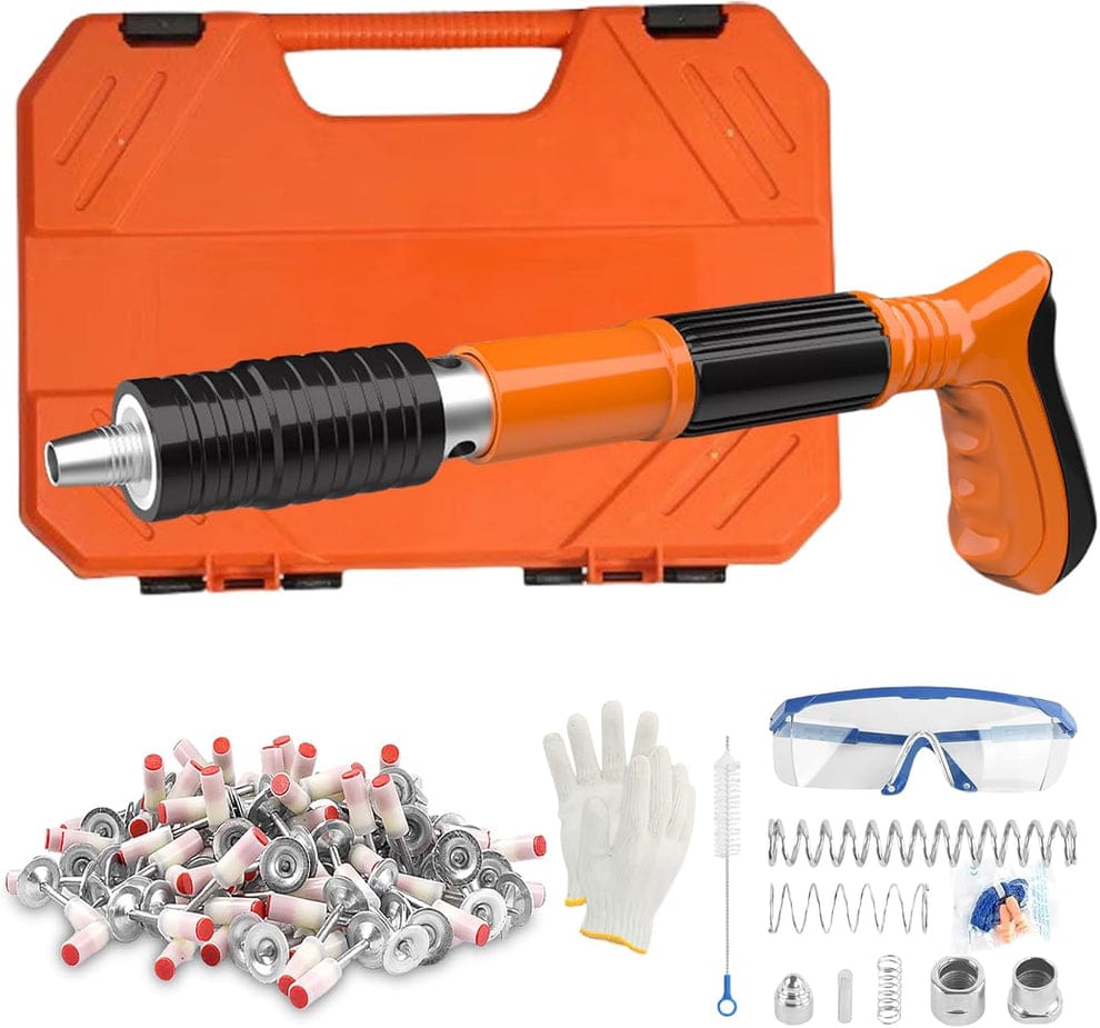Concrete Nail Machine Kit with Free Nails